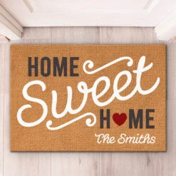Home Sweet Home - Family Personalized Custom Home Decor Decorative Mat - House Warming Gift For Family Members -Pawfect House Store thumb2 cfbf094e 0eca 458a 8a73 ac18967372de