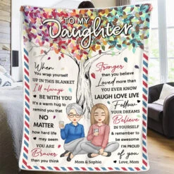 You Are A Blessing In My Life - Family Personalized Custom Blanket - Birthday Gift From Mom, Grandma -Pawfect House Store thumb3 0ced2b4b 4dd4 4359 a2a4 da84407440ae