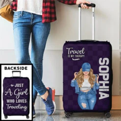 Summer Is Calling And I Definitely Must Go - Travel Personalized Custom Luggage Cover - Gift For Traveling Lovers -Pawfect House Store thumb3 1afa210a d778 48f3 a615 0c130dbde3c8