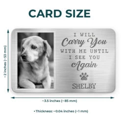 Custom Photo They Lived, They Loved, They Purred - Memorial Personalized Custom Aluminum Wallet Card - Sympathy Gift For Pet Owners, Pet Lovers -Pawfect House Store thumb3 32409f44 20ce 486f bf2c 1ac7acf1dd40 1