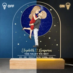 The Day You Said Yes - Couple Personalized Custom Shaped 3D LED Light - Gift For Husband Wife, Anniversary -Pawfect House Store thumb3 4580d9c1 78e5 4001 a18c 477e5397c075