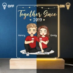 I'm Yours, No Returns Or Refunds - Couple Personalized Custom Shaped 3D LED Light - Gift For Husband Wife, Anniversary -Pawfect House Store thumb3 4fc9df86 12de 4562 a915 a8d0d11aba3d