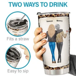 Like Mother Like Daughters Uh Oh - Family Personalized Custom Tumbler - Mother's Day, Birthday Gift For Mother From Daughter -Pawfect House Store thumb3 5b30d612 3f65 4768 8303 0af2e042f7c3