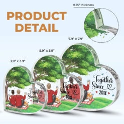 Let's Grow Old Together - Couple Personalized Custom Heart Shaped Acrylic Plaque - Gift For Husband Wife, Anniversary -Pawfect House Store thumb3 5c25190c a215 4812 a7c5 6ad0d4a06a62