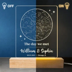 Our Forever Began - Couple Personalized Custom Shaped 3D LED Light - Gift For Husband Wife, Anniversary -Pawfect House Store thumb3 5d9a74de bee3 483e 8930 b1226b42ed6f