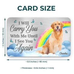 Custom Photo My Best Friend Has Four Paws - Memorial Personalized Custom Aluminum Wallet Card - Sympathy Gift For Pet Owners, Pet Lovers -Pawfect House Store thumb3 65d64718 c831 471d 8ed0 3d62ca7dfa0d