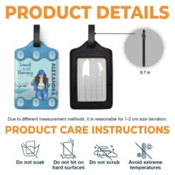 If Not Now Then When - Travel Personalized Custom Luggage Tag - Holiday Vacation Gift, Gift For Adventure Travel Lovers -Pawfect House Store thumb3 98c87a0f a7e9 463a 8534 dec311c2a815