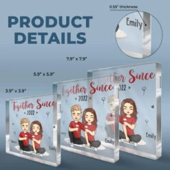 I'm Yours, No Returns Or Refunds - Couple Personalized Custom Square Shaped Acrylic Plaque - Gift For Husband Wife, Anniversary -Pawfect House Store thumb3 9d280d70 6db6 48ac ac0c 12f8218bb739