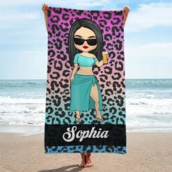 Endless Sun Endless Fun - Bestie Personalized Custom Beach Towel - Gift For Best Friends, BFF, Sisters -Pawfect House Store thumb3 a713c1e2 6316 42f8 a325 160d3bfeb0ca