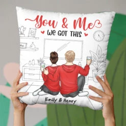 Together Forever - Couple Personalized Custom Pillow - Gift For Husband Wife, Anniversary -Pawfect House Store thumb3 acaf4c2b a03c 4364 bb43 7b9d6967d361