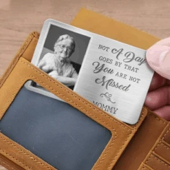Custom Photo I Will Carry You With Me Until I See You Again - Memorial Personalized Custom Aluminum Wallet Card - Sympathy Gift For Family Members -Pawfect House Store thumb3 e3423c13 8b17 4b1a 8a21 a6045d0d7349