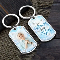 Custom Photo Loving Memories Never Die - Memorial Personalized Custom Keychain - Sympathy Gift For Family Members -Pawfect House Store thumb3 ecb8c1db 778d 499a 9fa4 f23859327f51