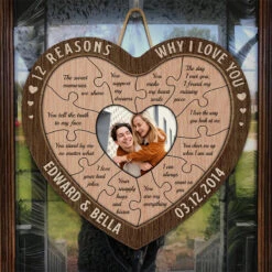 Custom Photo I Love Your Bad Jokes - Couple Personalized Custom Heart Shaped Home Decor Wood Sign - House Warming Gift For Husband Wife, Anniversary -Pawfect House Store thumb3 f5cb563e b0bb 4b8b a9d0 032e72dde25f