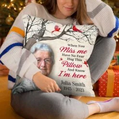 Custom Photo In My Dreams I See You - Memorial Personalized Custom Pillow - Sympathy Gift For Family Members -Pawfect House Store thumb4 19fda0ae c623 42a4 8ddd 76a9b2b8c822