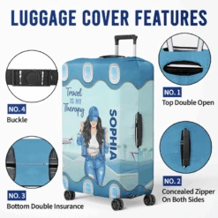 The Sky Is Calling And I Must Go - Travel Personalized Custom Luggage Cover - Gift For Traveling Lovers -Pawfect House Store thumb4 1e756589 a81b 4559 b6d7 9a24603d8b10