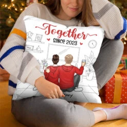 Together Forever - Couple Personalized Custom Pillow - Gift For Husband Wife, Anniversary -Pawfect House Store thumb4 5be76170 880d 4197 ad11 39bf5755c217