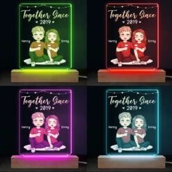 I'm Yours, No Returns Or Refunds - Couple Personalized Custom Shaped 3D LED Light - Gift For Husband Wife, Anniversary -Pawfect House Store thumb4 7178aca3 175a 42d6 b3e5 eaa92a64a4b2