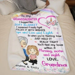 You'll Feel My Love - Family Personalized Custom Blanket - Birthday Gift From Mom, Grandma -Pawfect House Store thumb4 789bdf45 a4ec 4f07 9d6d ff5917f2d8e3