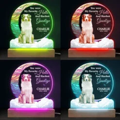 Custom Photo My Hardest Goodbye - Memorial Personalized Custom Shaped 3D LED Light - Sympathy Gift For Pet Owners, Pet Lovers -Pawfect House Store thumb4 90d30d88 3a3c 4722 841d b41603d66e72