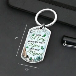 Custom Photo My Hero My Heart - Memorial Personalized Custom Keychain - Sympathy Gift For Family Members -Pawfect House Store thumb4 bc90abf6 3239 40d9 9941 147df54148ff