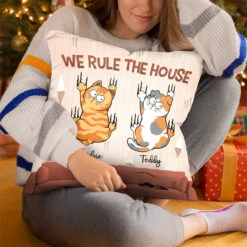 Life Is Better On The Couch - Cat Personalized Custom Pillow - Christmas Gift For Pet Owners, Pet Lovers -Pawfect House Store thumb4 d3e6efad 4763 4071 aa08 d700d0c404d7