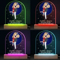 The Day You Said Yes - Couple Personalized Custom Shaped 3D LED Light - Gift For Husband Wife, Anniversary -Pawfect House Store thumb4 de9a6f3b 96ab 47eb 8395 ccfad2288346