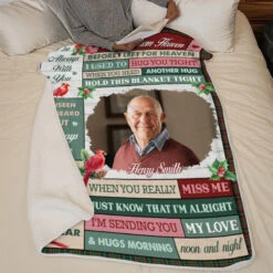 Custom Photo I Have An Angel In Heaven - Memorial Personalized Custom Blanket - Christmas Gift, Sympathy Gift For Family Members -Pawfect House Store thumb4 e3f7074a 9c83 425a ae73 41317467f2b2