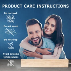 Custom Photo Two Hearts, One Love Story - Couple Personalized Custom Shaped 3D LED Light - Upload Photo Gift For Husband Wife, Anniversary -Pawfect House Store thumb5 29ff57e8 421d 4db5 b0b6 2c63a466b979