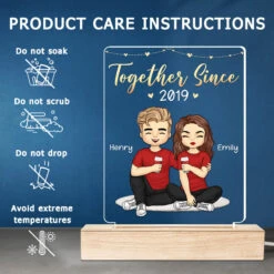 I'm Yours, No Returns Or Refunds - Couple Personalized Custom Shaped 3D LED Light - Gift For Husband Wife, Anniversary -Pawfect House Store thumb5 4f9f46eb b8ed 4c65 9d1a 3dfa1eeb36b0