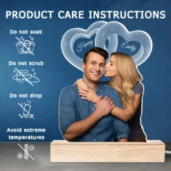 Custom Photo I Still Totally Want You To The End - Couple Personalized Custom Shaped 3D LED Light - Upload Photo Gift For Husband Wife, Anniversary -Pawfect House Store thumb5 949430c8 5c3f 4afc b8f1 c479c3a43663