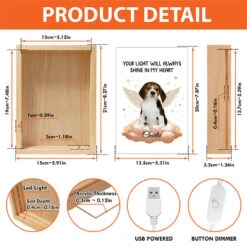 Custom Photo Forever In My Heart - Memorial Personalized Custom Frame Light Box - Sympathy Gift For Pet Owners, Pet Lovers -Pawfect House Store thumb5 d89f3e00 e404 4390 93f1 2236cdb693bd