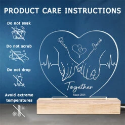 Annoying Each Other - Couple Personalized Custom Heart Shaped 3D LED Light - Gift For Husband Wife, Anniversary -Pawfect House Store thumb5 fac407fe 3a67 468e 8f5f 85ca93767f92