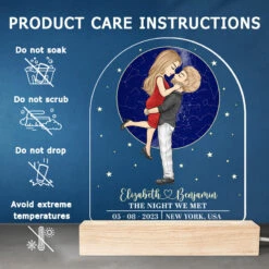 The Day You Said Yes - Couple Personalized Custom Shaped 3D LED Light - Gift For Husband Wife, Anniversary -Pawfect House Store thumb5 fbee5740 c636 4b2c 8a7e bb92d1eac2a1