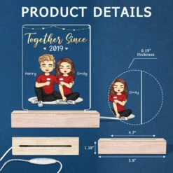 I'm Yours, No Returns Or Refunds - Couple Personalized Custom Shaped 3D LED Light - Gift For Husband Wife, Anniversary -Pawfect House Store thumb6 016b0f22 ce72 46cf 84cf 765309f807f6