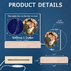 Custom Photo Under This Sky Our Forever Began - Couple Personalized Custom Shaped 3D LED Light - Gift For Husband Wife, Anniversary -Pawfect House Store thumb6 02839702 434c 49f7 a48e 6cc3da78d6ed