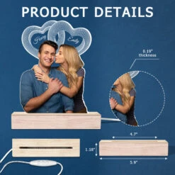 Custom Photo I Still Totally Want You To The End - Couple Personalized Custom Shaped 3D LED Light - Upload Photo Gift For Husband Wife, Anniversary -Pawfect House Store thumb6 9e66d3da 7b00 4ae7 9947 852418cdfe48