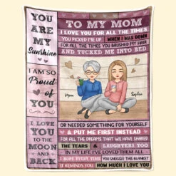 To My Beautiful Daughter - Family Personalized Custom Blanket - Christmas Gift From Mom -Pawfect House Store thumb ed854edd 29a4 4de8 98f5 0f375e7f6bb6